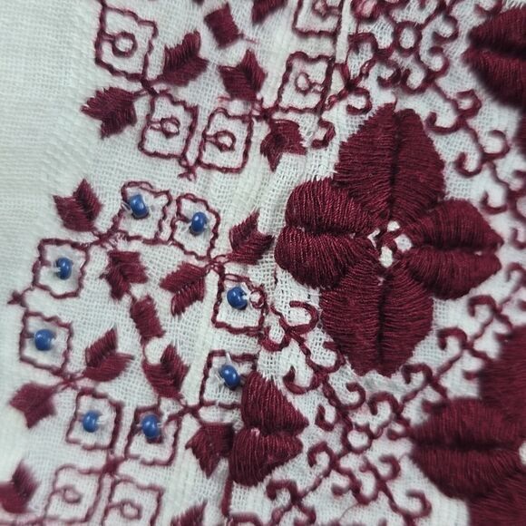 Ulla Johnson NWT Siran Dress White Midi Embroidered Boho Chic MSRP $495 sz 4 - S - Picture 12 of 14